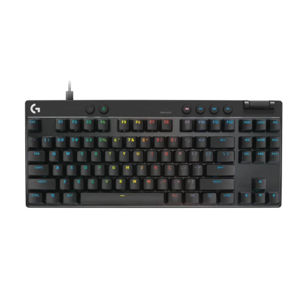Logitech PRO X TKL RAPID RGB Wired Mechanical Gaming Keyboard