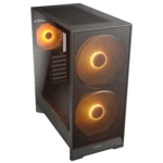 Cougar Airface 180 Mid-Tower ATX Case with 3 ARGB Fans - Black - Image 3