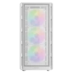 Cougar Airface Pure RGB Compact Mid-Tower ATX Case with 4 Auto RGB Fans - White - Image 2