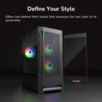 Cougar Duoface RGB Mid-Tower ATX Case - Black - Image 6