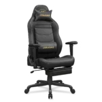 Cougar Explore Neo Gold Premium PVC Leather Gaming Chair with Retractable Footrest - Image 2