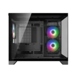 Cougar FV150 Mini Mini-Tower Micro-ATX Case with 3 Auto-RGB Fans - Black - Image 3