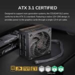 Cougar GLE 1200W 80 PLUS Gold Fully Modular ATX 3.1 & PCIe 5.1 Power Supply - Image 2
