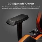 Cougar Hotrod Ergonomic and Comfortable Gaming Chair with Head and Lumbar Support - Black/Orange - Image 9