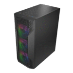 Cougar MX110 RGB Mid-Tower ATX Case with 3 Auto-RGB Fans - Black - Image 5