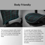 Cougar Speeder Ergonomic Mesh Fabric Chair with 3D Hyperrotation Armrest and Adjustable Headrest - Image 4