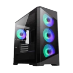 GameMax Destroyer TGB Mid-Tower Micro-ATX Case with 4 ARGB Fans