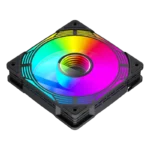 GameMax FN12A-C8I-R 120mm Reverse Blade ARGB Case Fan - Black - Image 2