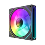 GameMax FN12A-S8I-R 120mm Reverse Blade ARGB Case Fan - Black - Image 3