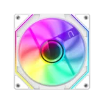GameMax FN12A-S8I-RW 120mm Reverse Blade ARGB Case Fan - White - Image 2