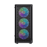 GameMax Forge AB Mid-Tower ATX Case with 6 ARGB Fans - Black - Image 3