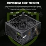 GameMax GP 550B - 550W 80 PLUS Bronze ATX Power Supply - Black - Image 5