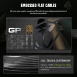 GameMax GP 550B - 550W 80 PLUS Bronze ATX Power Supply - Black - Image 6