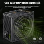 GameMax GP 650B - 650W 80 PLUS Bronze Power Supply - Black - Image 3