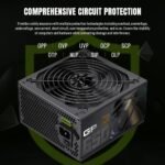 GameMax GP 650B - 650W 80 PLUS Bronze Power Supply - Black - Image 5