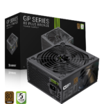 GameMax GP 650B - 650W 80 PLUS Bronze Power Supply - Black