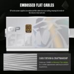 GameMax GP 650B WH - 650W 80 PLUS Bronze ATX Power Supply - White - Image 6