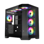 GameMax Hype-A Mid-Tower ATX Case with 4 PWM ARGB Fans