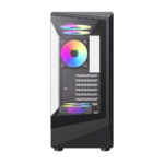 GameMax Vista COC AB Mid-Tower ATX Case with 5 ARGB Fans - Black - Image 2