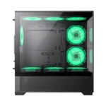 GameMax Vista Mid-Tower Micro-ATX Case (Without Fans) - Black - Image 2