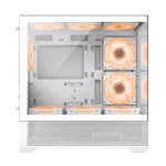 GameMax Vista Mid-Tower Micro-ATX Case (Without Fans) - White - Image 2