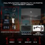 GameOn GOC24F120VA - 24" 1080P FHD 120Hz 1ms Freesync Curved Gaming Monitor - Image 4