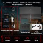 GameOn GOC27F120VA - 27" 1080P FHD 120Hz 1ms Freesync Curved Gaming Monitor - Image 3