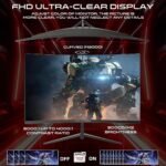 GameOn GOC27F180VA - 27" 1080P FHD 180Hz 0.5ms Freesync Curved Gaming Monitor - Image 5