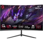 GameOn GOC27F180VA - 27 1080P FHD 180Hz 0.5ms Freesync Curved Gaming Monitor