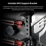 Lian Li Vector V100 Mid-Tower E-ATX Case with 4 ARGB Fans and LED Strip - Black - Image 7