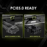 MSI MAG A750BN PCIE5 - 750W 80 PLUS Bronze PCIe 5.0 Ready Power Supply - Image 3