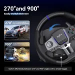 PXN V9 Gen2 Universal USB Racing Wheel with Shifter and Pedals - Image 6