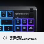 SteelSeries Apex 3 TKL - Water Resistant Quiet Tenkeyless Keyboard with RGB Lighting - Image 3