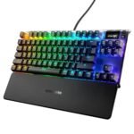 SteelSeries Apex 7 (Red Switch) Mechanical Switch Gaming Keyboard with OLED Smart Display