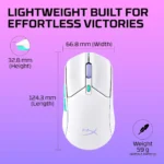 HyperX Pulsefire Haste 2 Core Wireless Gaming Mouse - White - Image 3