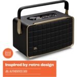 JBL Authentics 300 - Retro Style Wireless Bluetooth/WiFi Home Speaker, Built in Battery (4800mAh), Music Streaming Services via Built-in Wi-Fi, Built in Alexa and Google Assistant - Image 3