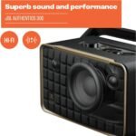 JBL Authentics 300 - Retro Style Wireless Bluetooth/WiFi Home Speaker, Built in Battery (4800mAh), Music Streaming Services via Built-in Wi-Fi, Built in Alexa and Google Assistant - Image 7