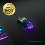 SteelSeries Aerox 3 Onyx Wired Ultra Lightweight Super-Fast Mouse with AquaBarrier - Onyx - Image 2
