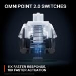 SteelSeries Apex Pro Mini Wireless Adjustable Switch Gaming Keyboard in 60% Form Factor - Image 3