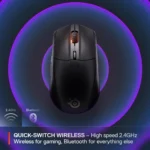SteelSeries Rival 3 Gen 2 Wireless RGB Gaming Mouse - Black - Image 4