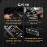 Asus TUF Gaming B860M-Plus Wifi Intel LGA 1851 Micro-ATX Motherboard - Image 3