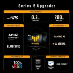 Asus TUF Gaming VG279Q5R - 27" 1080P FHD 200Hz Fast IPS Gaming Monitor - Image 2
