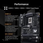 Asus TUF Gaming Z890-Plus WiFi Intel LGA 1851 ATX Motherboard - Image 2