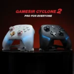 GameSir Cyclone 2 Wireless Controller - 1000Hz Polling Rate, TMR Joysticks, Hall/Micro 2-in-1 Triggers for PC/Switch/Switch 2/Android/iOS, PC Gaming Controller with Charging Dock - Shadow Black - Image 2