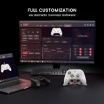 GameSir Cyclone 2 Wireless Controller - 1000Hz Polling Rate, TMR Joysticks, Hall/Micro 2-in-1 Triggers for PC/Switch/Switch 2/Android/iOS, PC Gaming Controller with Charging Dock - Shadow Black - Image 5