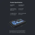 PXN 008 Gaming Arcade Stick (Plug & Play) Multi-Platform Game Fighting Classic Joystick Video Game Controller with Blue Switch Mechanical Buttons, 3.5mm Audio Jack for Nintendo Switch, PC, PS3, PS4, Xbox Gaming Console - Image 6
