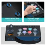 PXN 0082 Arcade Stick PC Street Fighter USB Arcade Stick, Compatible with Xbox One, Xbox Series, PS3, PS4, Switch, and Window PC - Image 2