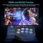PXN 0082 Arcade Stick PC Street Fighter USB Arcade Stick, Compatible with Xbox One, Xbox Series, PS3, PS4, Switch, and Window PC - Image 5
