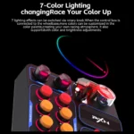 PXN CB1 Racing Button Box PC USB Simulation Racing Instrument Center Control Button Box Multi-function 30 Programmable Buttons for PC, Adjustable RGB Lighting, For Truck ETS2 Hub Sim racing - Image 7