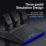 PXN V99 PC Racing Wheel, Real Force Feedback Steering Wheel with Pedals and Shifter, Detachable 270/900 Degree Race Steering Wheel Simulator for PC, Xbox One, Xbox Series X/S, PS4 - Image 3